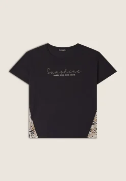 T-SHIRT A MANICA CORTA DA DONNA FREDDY S25WSLT2 NAN103