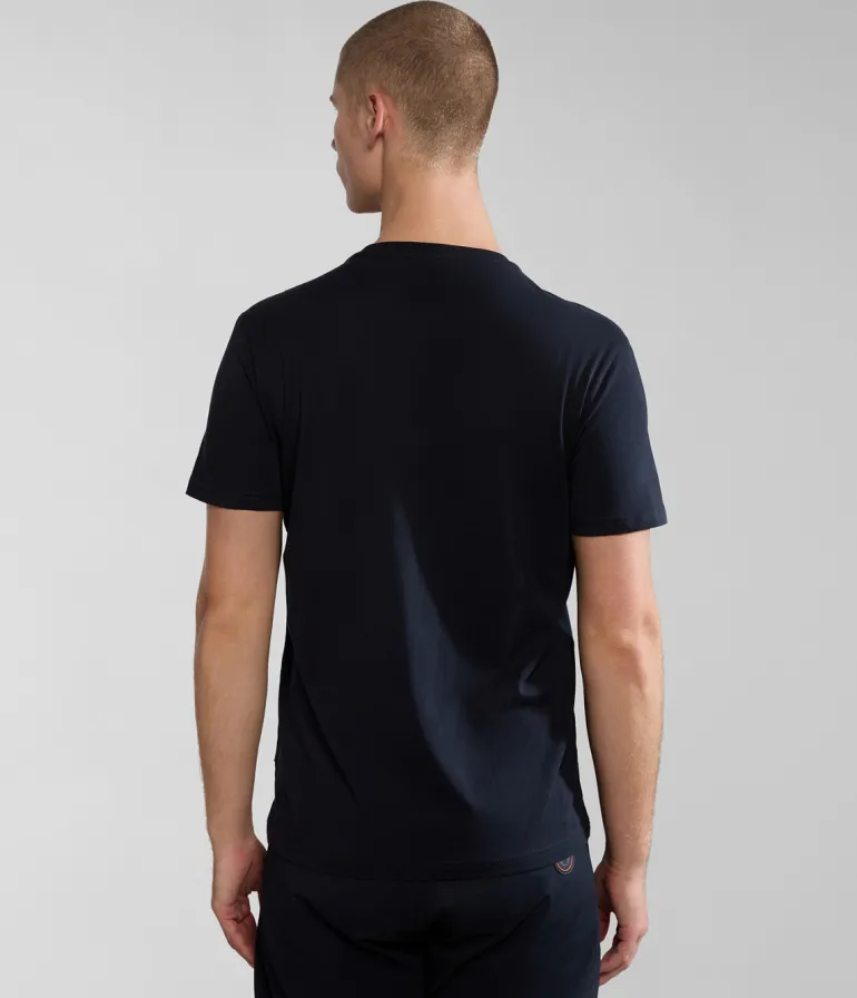T-SHIRT A MANICA CORTA DA UOMO NAPAPIJRI SALIS SUM BLAC NP0A4H8D 041