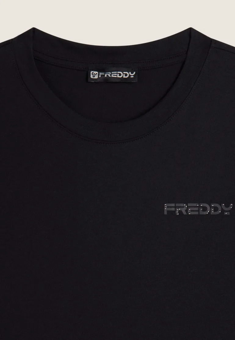 T-SHIRT A MANICA CORTA DA DONNA FREDDY F4WCRT2 NFLO73