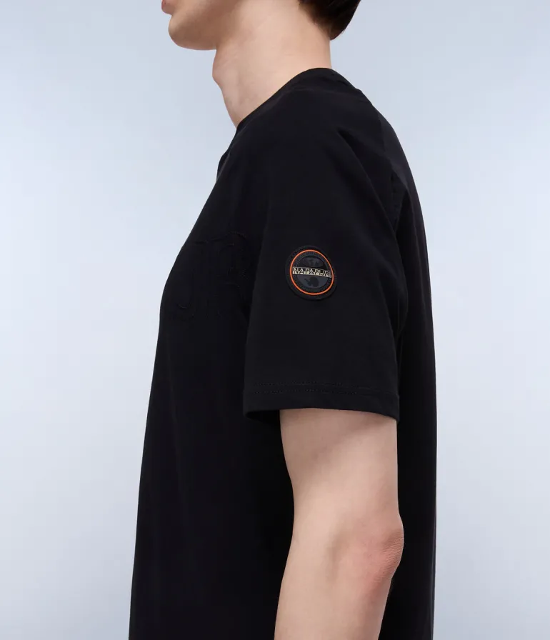 T-SHIRT A MANICA CORTA DA UOMO NAPAPIJRI S-AMBRA SS NP0A4IEG 941