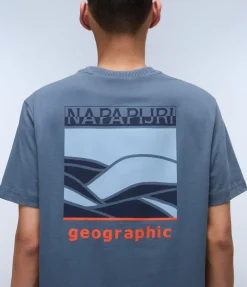 T-SHIRT A MANICA CORTA DA UOMO NAPAPIJRI S-SOVANA SS NP0A4IE4 G1Y