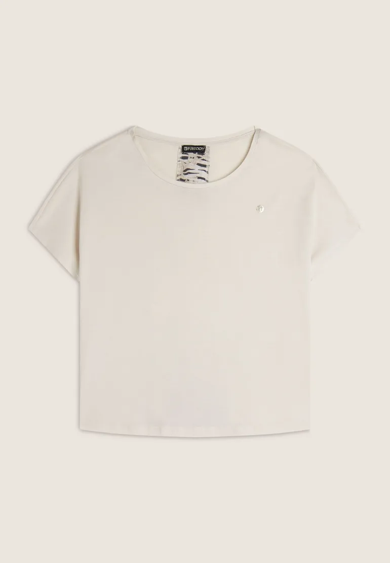 T-SHIRT A MANICA CORTA DA DONNA FREDDY S25WSLT1 ZAN103