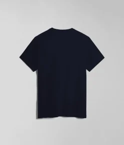 T-SHIRT A MANICA CORTA DA UOMO NAPAPIJRI SALIS SUM BLU MARINE NP0A4H8D 176