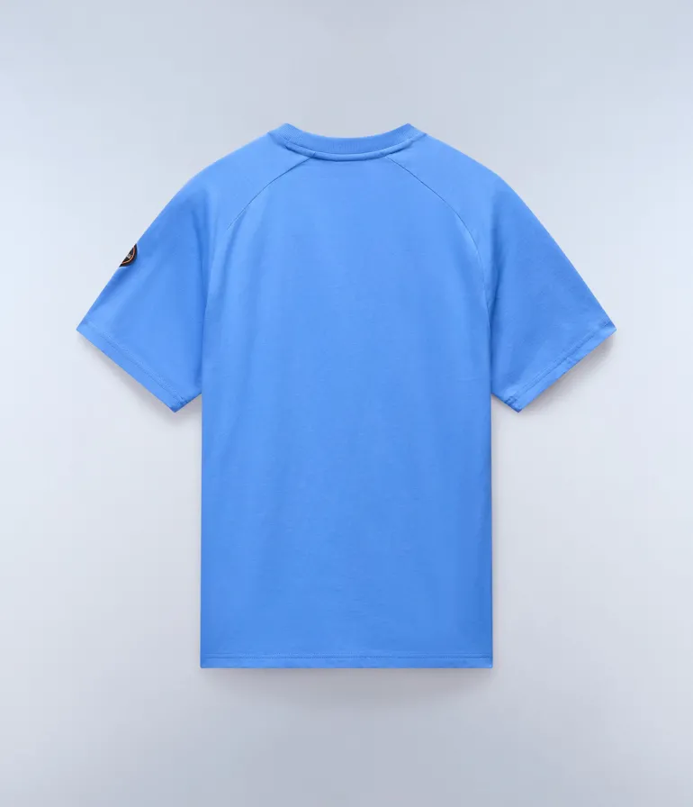T-SHIRT A MANICA CORTA DA UOMO NAPAPIJRI S-AMBRA SS NP0A4IEG B2V