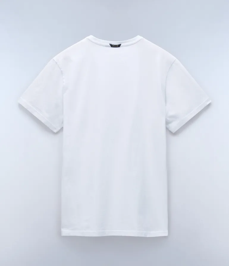T-SHIRT A MANICA CORTA DA UOMO NAPAPIJRI S-BOLLO SS 2 NP0A4I3C 002