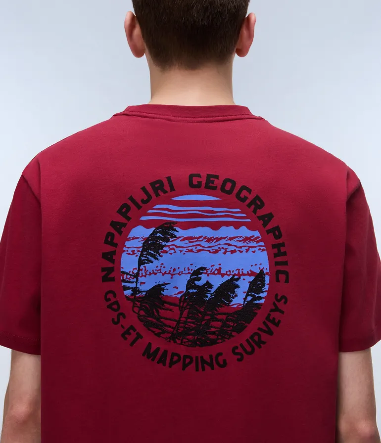 T-SHIRT A MANICA CORTA DA UOMO NAPAPIJRI S-VIGNONI BACK SS NP0A4ILX R1E