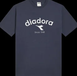 T-SHIRT A MANICA CORTA DIADORA ATHL. LOGO BLUE DENIM 502.180635 60065