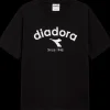 T-SHIRT A MANICA CORTA DIADORA ATHL. LOGO BLACK 502.180635 80013