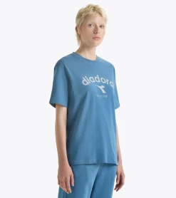 T-SHIRT A MANICA CORTA DIADORA ATHL. LOGO COLONEL BLUE 502.180635 60072