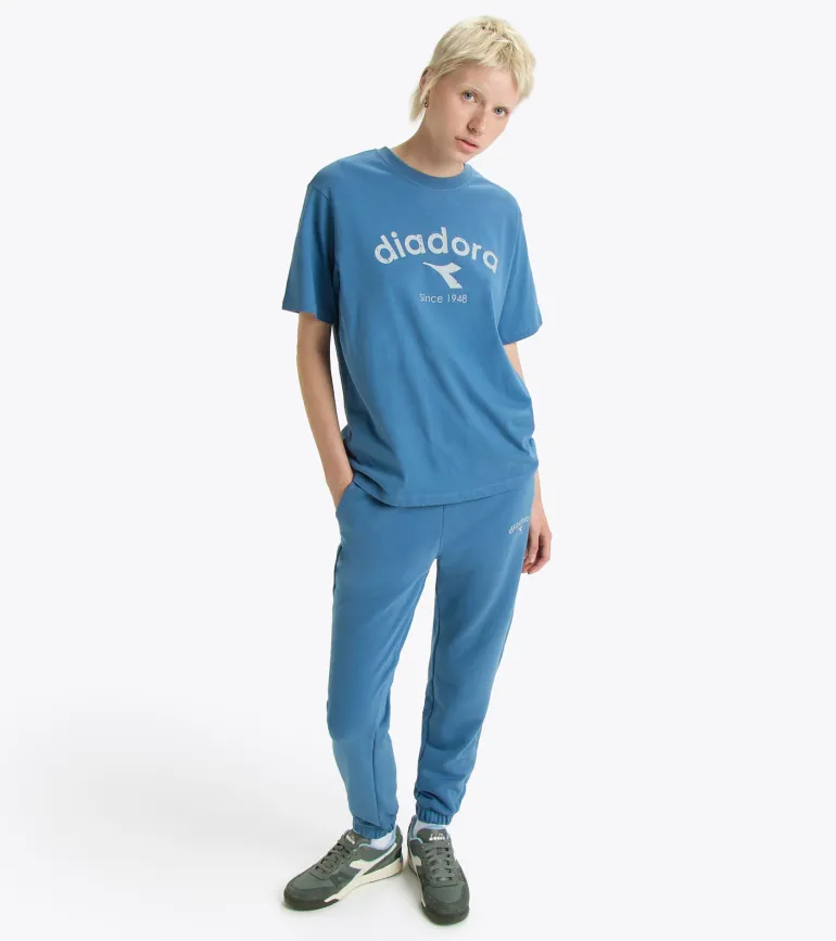 T-SHIRT A MANICA CORTA DIADORA ATHL. LOGO COLONEL BLUE 502.180635 60072