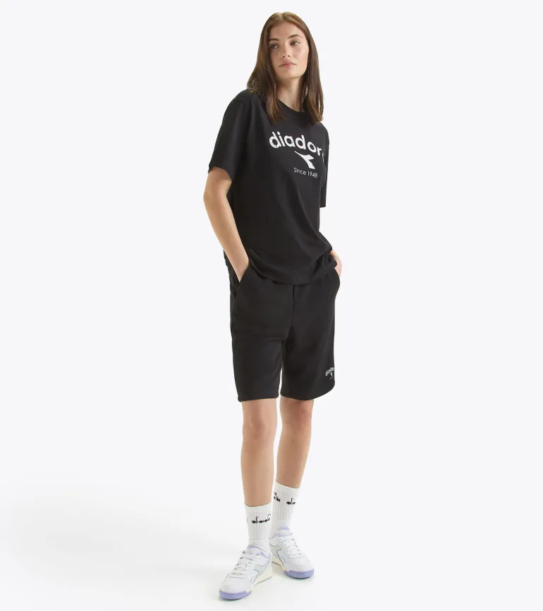T-SHIRT A MANICA CORTA DIADORA ATHL. LOGO BLACK 502.180635 80013