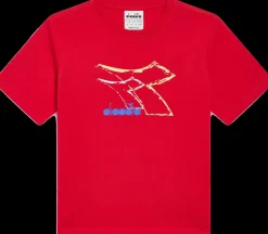 T-SHIRT A MANICA CORTA JUNIOR DIADORA JB. SS GRAFFITI BL 102.181706 45080