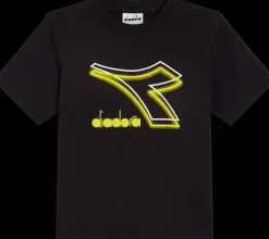 T-SHIRT A MANICA CORTA JUNIOR DIADORA LOGO BLACK 102.180953 80013