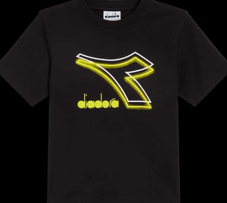 T-SHIRT A MANICA CORTA JUNIOR DIADORA LOGO BLACK 102.180953 80013