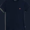 T-SHIRT A MANICA CORTA JUNIOR NAPAPIJRI SALIS 2 BLU MARINE NP0A4GEH 176