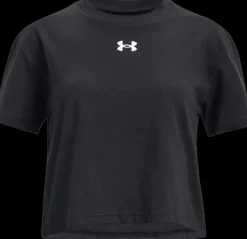 T-SHIRT A MANICA CORTA JUNIOR UNDER ARMOUR CROP SPORTSTYLE LOGO 1380878 001