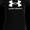 T-SHIRT A MANICA CORTA JUNIOR UNDER ARMOUR LIVE SPORTSTYLE GRAPHIC BLACK 1361182 0001