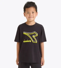T-SHIRT A MANICA CORTA JUNIOR DIADORA LOGO BLACK 102.180953 80013