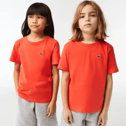 T-SHIRT A MANICA CORTA JUNIOR LACOSTE  TJ1442 02K