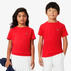 T-SHIRT A MANICA CORTA JUNIOR LACOSTE TJ1122 ZBG