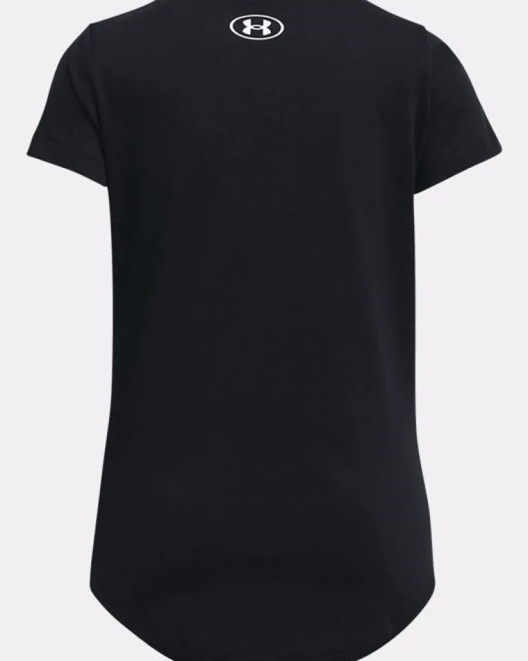 T-SHIRT A MANICA CORTA JUNIOR UNDER ARMOUR LIVE SPORTSTYLE GRAPHIC BLACK 1361182 0001