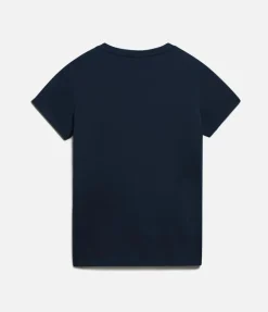 T-SHIRT A MANICA CORTA JUNIOR NAPAPIJRI SALIS 2 BLU MARINE NP0A4GEH 176