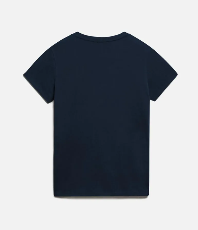 T-SHIRT A MANICA CORTA JUNIOR NAPAPIJRI SALIS 2 BLU MARINE NP0A4GEH 176