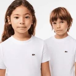 T-SHIRT A MANICA CORTA JUNIOR LACOSTE TJ1122 001