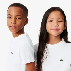 T-SHIRT A MANICA CORTA JUNIOR LACOSTE TJ1122 001