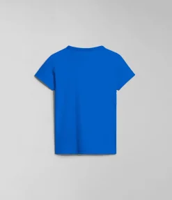 T-SHIRT A MANICA CORTA JUNIOR NAPAPIJRI K S-KITIK BLUE LAPIS NP0A4HTF B2L