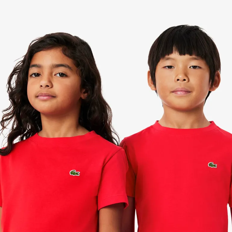 T-SHIRT A MANICA CORTA JUNIOR LACOSTE TJ1122 ZBG