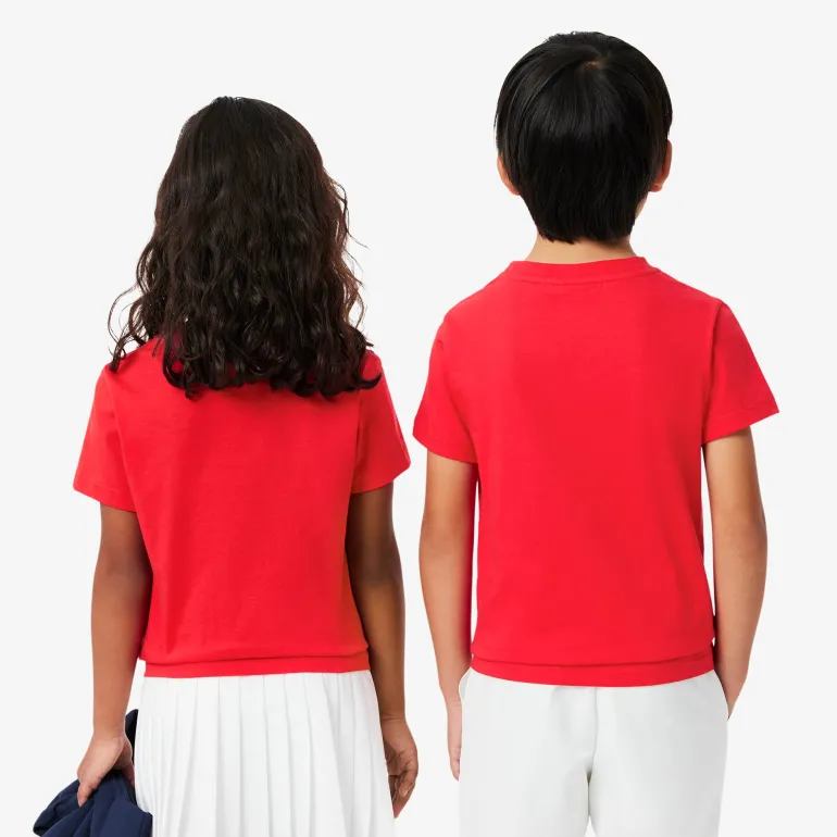 T-SHIRT A MANICA CORTA JUNIOR LACOSTE TJ1122 ZBG