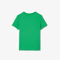 T-SHIRT A MANICA CORTA JUNIOR LACOSTE TJ1122 SIW