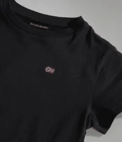 T-SHIRT A MANICA CORTA JUNIOR NAPAPIJRI K SALIS SS 2 BLACK  NP0A4GEH 041