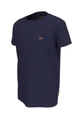 T-SHIRT A MANICA CORTA JUNIOR NAPAPIJRI SALIS 2 BLU MARINE NP0A4GEH 176
