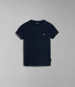 T-SHIRT A MANICA CORTA JUNIOR NAPAPIJRI SALIS 2 BLU MARINE NP0A4GEH 176