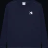 T-SHIRT A MANICA LUNGA DA DONNA DIADORA CORE CLASSIC NAVY - 102.179870 60062