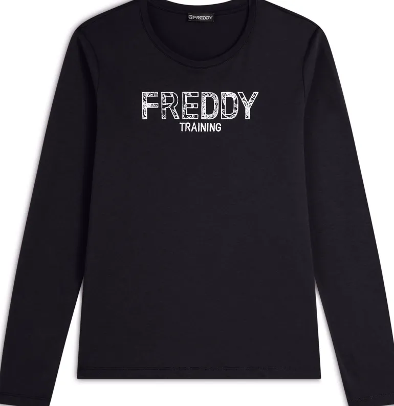 T-SHIRT A MANICA LUNGA DA DONNA FREDDY F4WTRT4 N