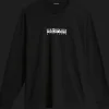 T-SHIRT A MANICA LUNGA DA UOMO NAPAPIJRI S-BOX LS 3 BLACK  NP0A4GK7 041