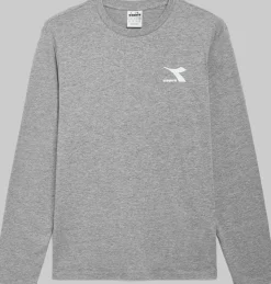 T-SHIRT A MANICA LUNGA DA UOMO DIADORA CHROMIA HIGH RISE MELANGE - 102.178846 D0541