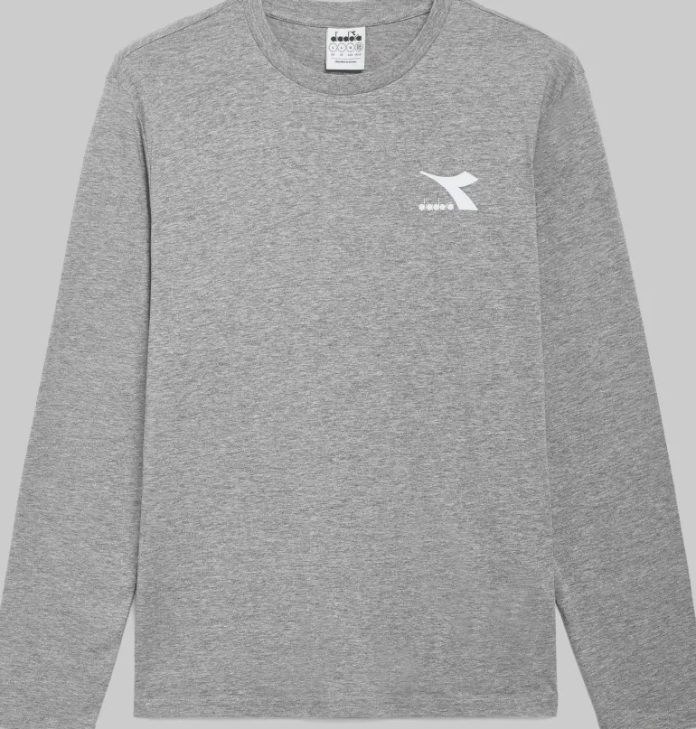 T-SHIRT A MANICA LUNGA DA UOMO DIADORA CHROMIA HIGH RISE MELANGE - 102.178846 D0541