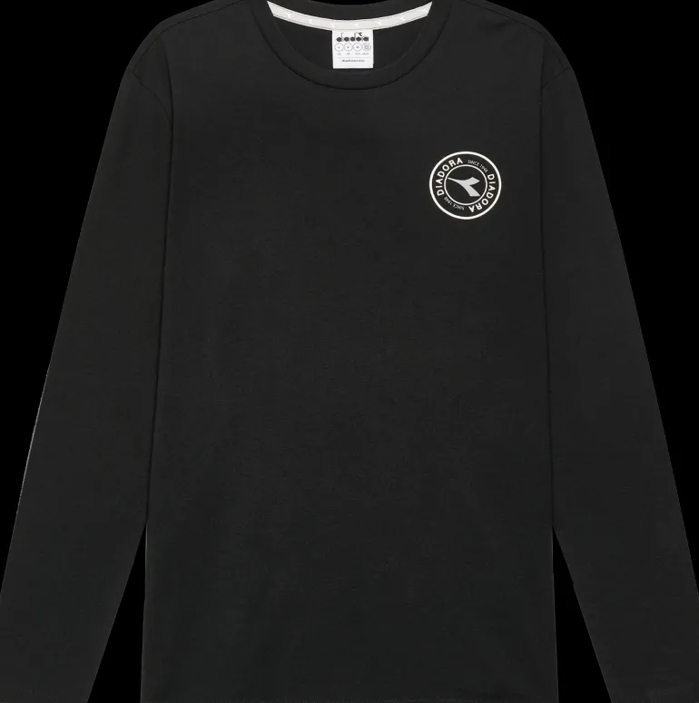 T-SHIRT A MANICA LUNGA DA UOMO DIADORA ESS. SPORTS BLACK 102.181185 80013