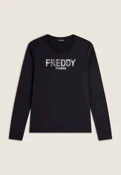 T-SHIRT A MANICA LUNGA DA DONNA FREDDY F4WTRT4 N