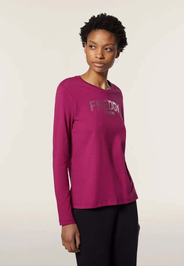 T-SHIRT A MANICA LUNGA DA DONNA FREDDY F4WTRT4 E44