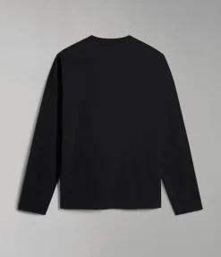 T-SHIRT A MANICA LUNGA DA UOMO NAPAPIJRI SALIS LS 1 BLACK  NP0A4HN7 041