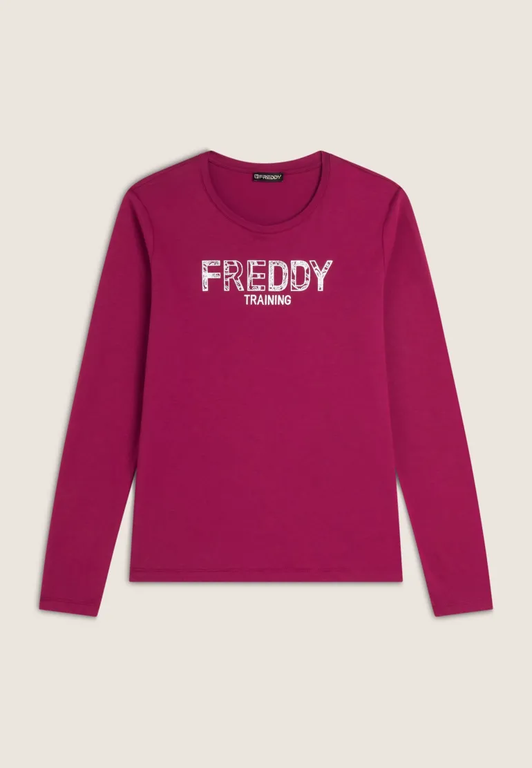 T-SHIRT A MANICA LUNGA DA DONNA FREDDY F4WTRT4 E44