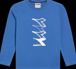 T-SHIRT A MANICA LUNGA JUNIOR DIADORA LOGO BLUE BYZANTINE 102.181439 60025
