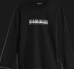 T-SHIRT A MANICA LUNGA JUNIOR NAPAPIJRI K S-BOX LS 1 BLACK NP0A4GNI 041