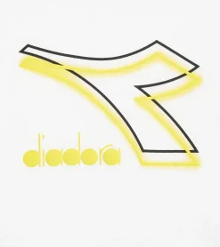 T-SHIRT A MANICA LUNGA JUNIOR DIADORA LOGO OPTICAL WHITE 102.181439 20002