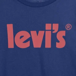 T-SHIRT DA BAMBINO LEVI'S MANICA LUNGA POSTER LOGO EG551 BA5